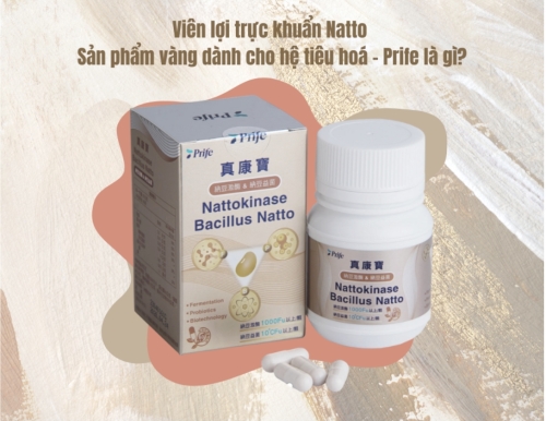 Viên lợi trực khuẩn Natto - Sản phẩm vàng hỗ trợ cho hệ tiêu hoá - Prife