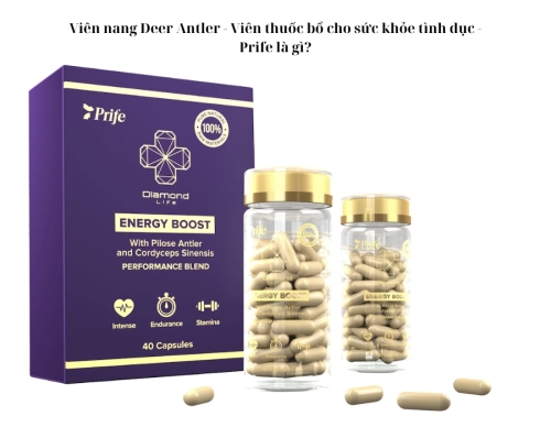 Viên nang Deer Antler - Viên thuốc bổ cho sức khỏe tình dục - Prife
