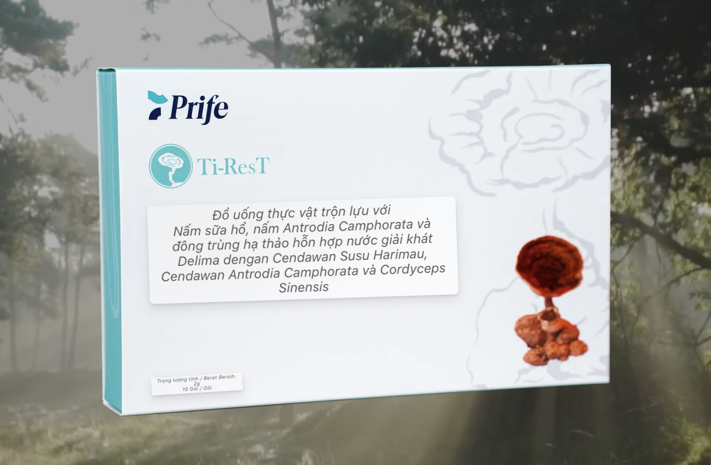Ti-ResT - Sản phẩm hỗ trợ sức khỏe hô hấp - Sản xuất tại Malaysia - Prife