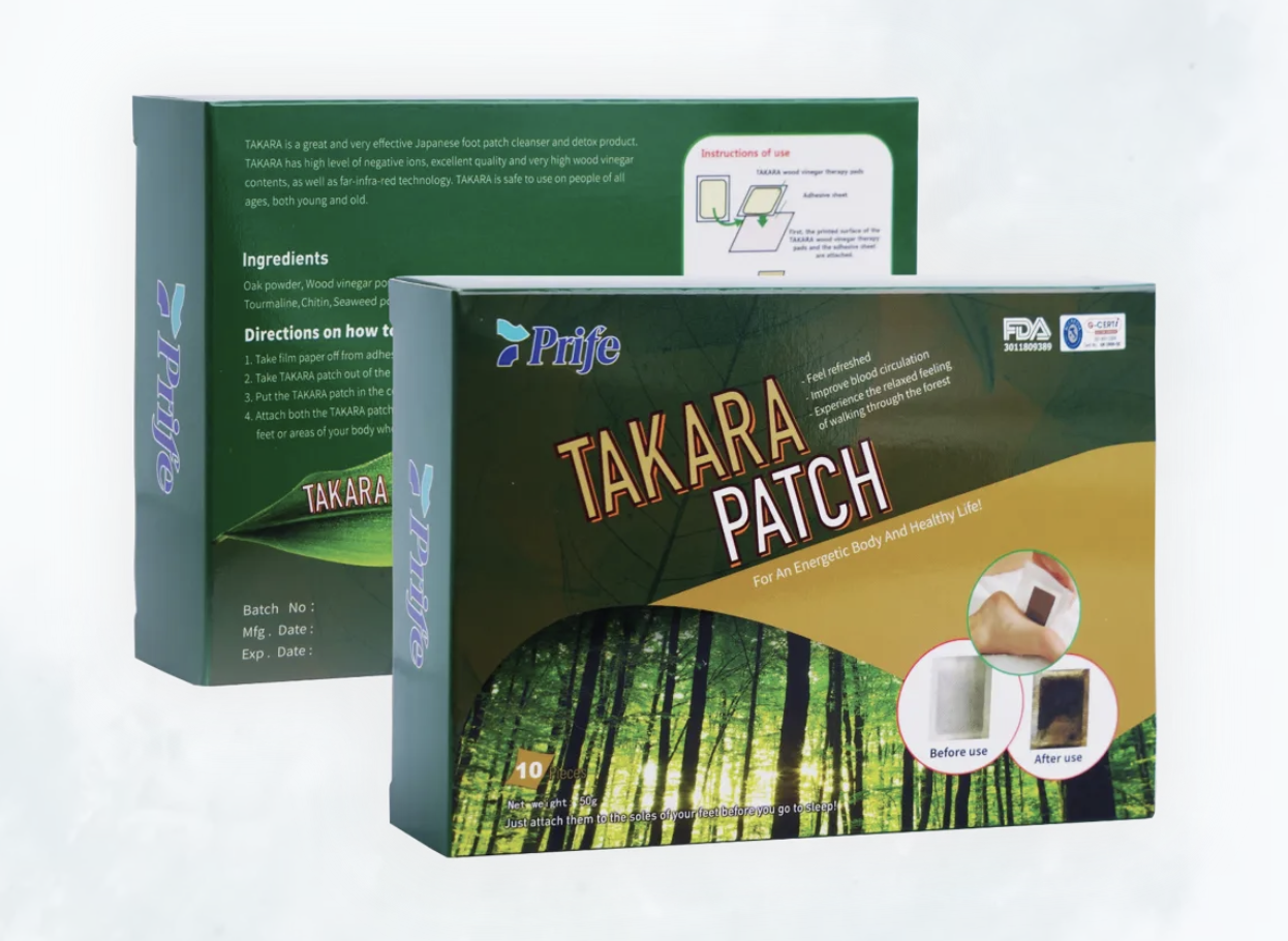 Takara Patch - Miếng dán chân Detox cơ thể  - Prife