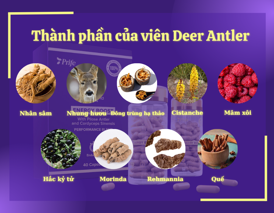 Viên nang Deer Antler - Viên thuốc bổ cho sức khỏe tình dục - Prife là gì?